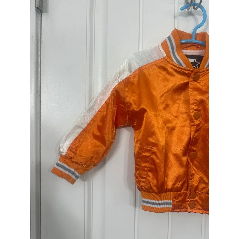 Starter Tennessee Volunteers Satin Varsity Jacket Orange White Kids 18 Months